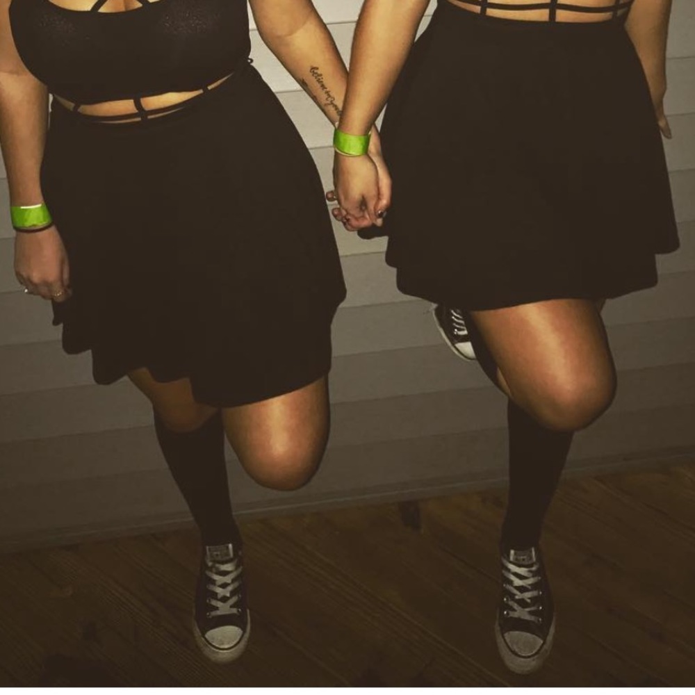 Black skirt